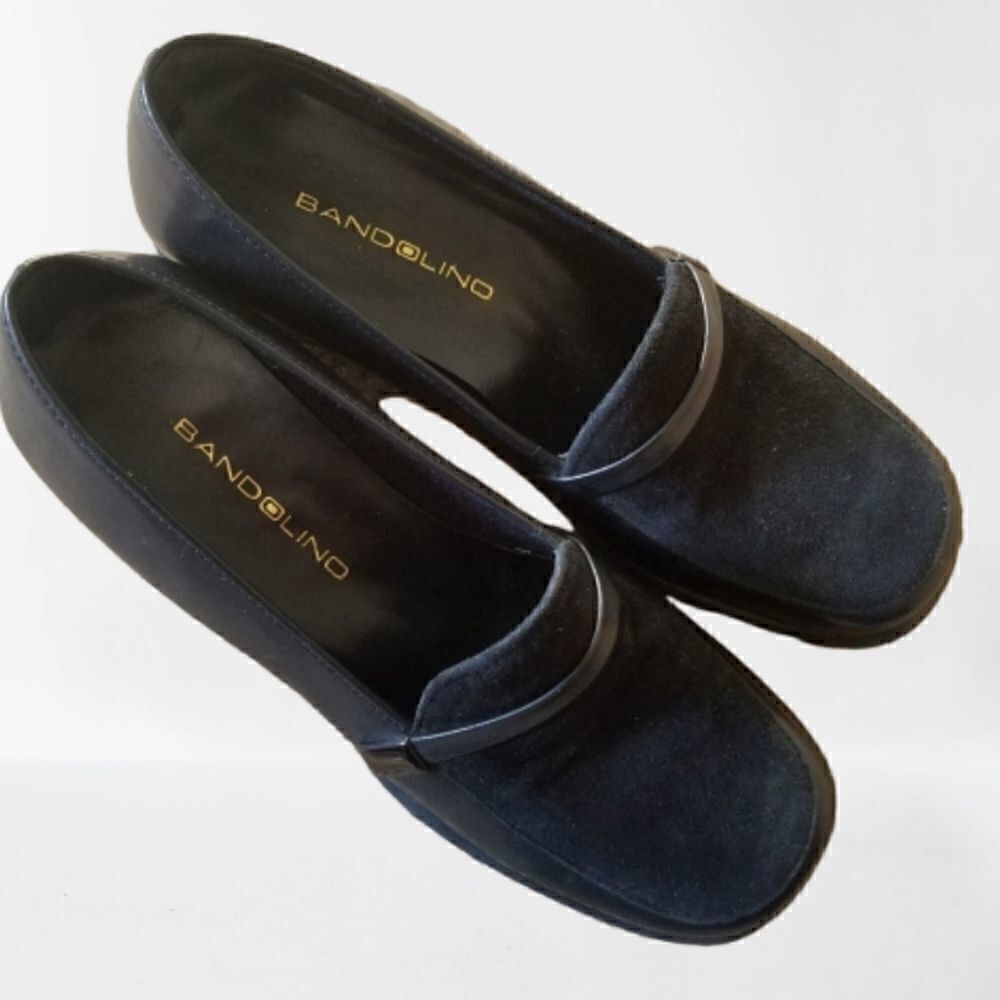 Bandolino Jilena Black Suede Leather Size 5